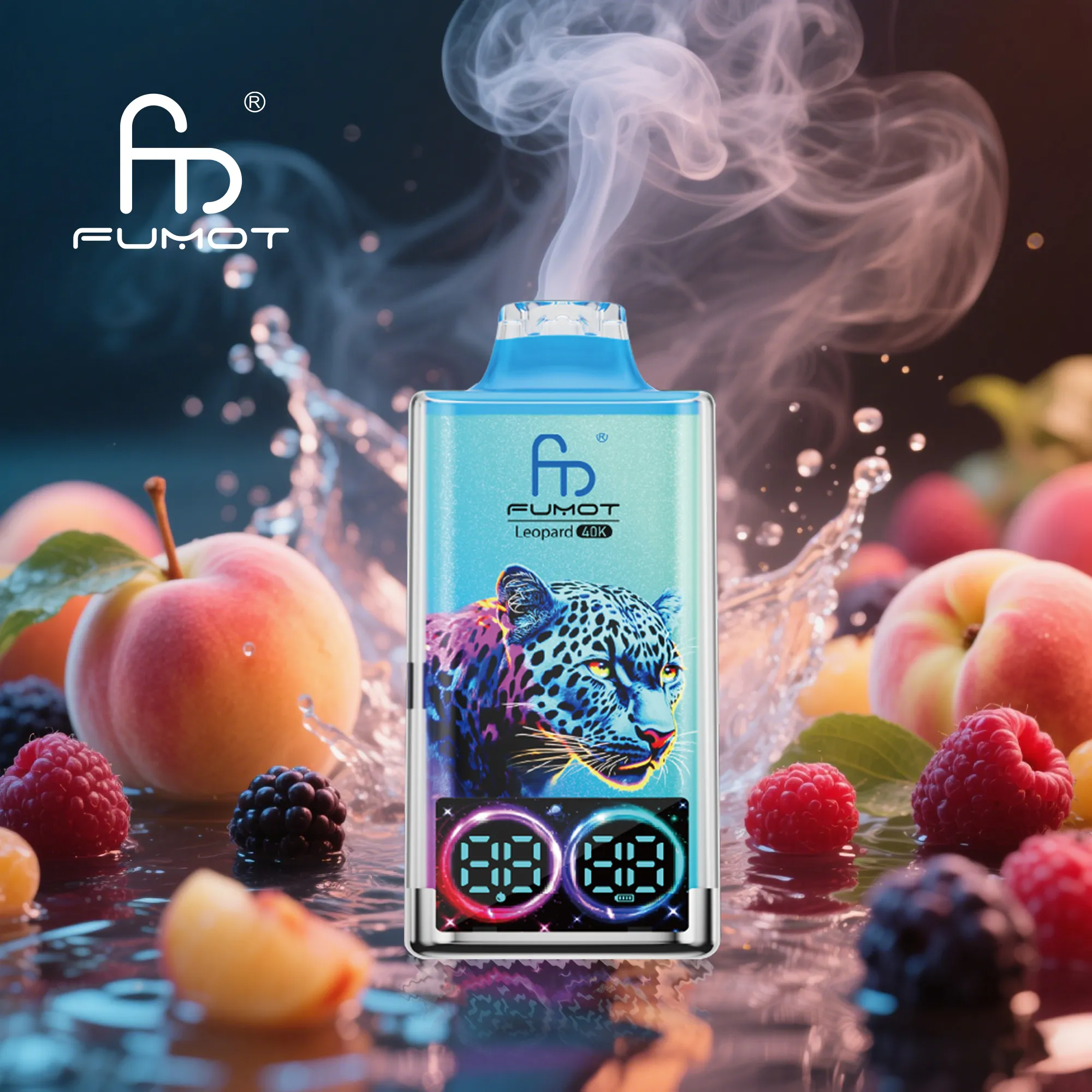 Fumot Leopard 40K Peach berry
