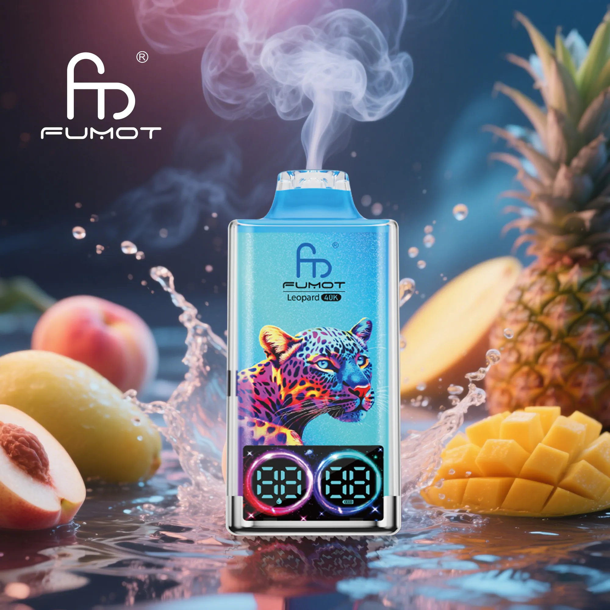 Fumot Leopard 40K Peachy Mango Pineapple
