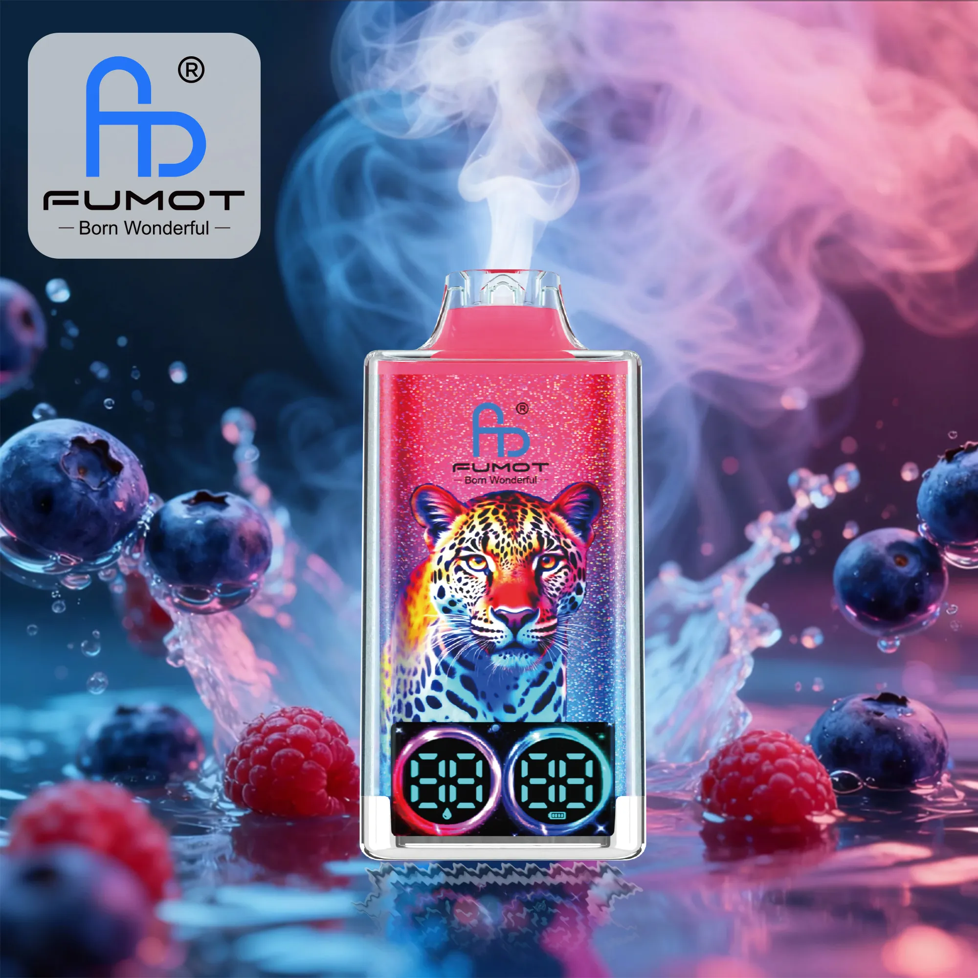 Fumot Leopard 40K Blueberry Sour Raspberry