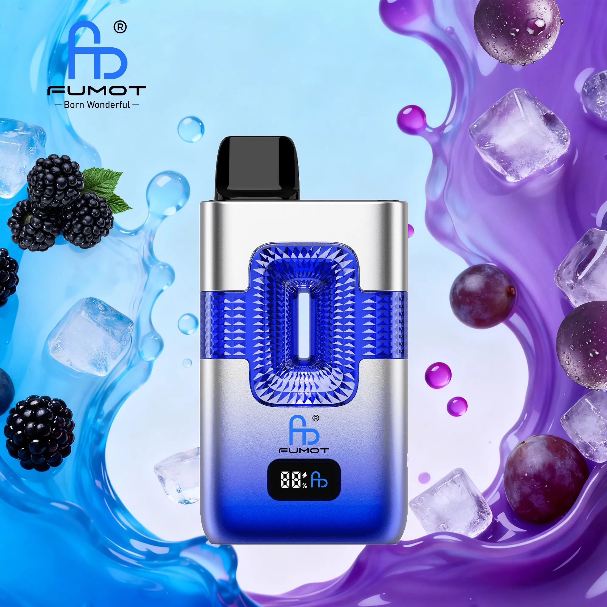 Fumot ECO 2in1 50K Black Ice & Grape Ice