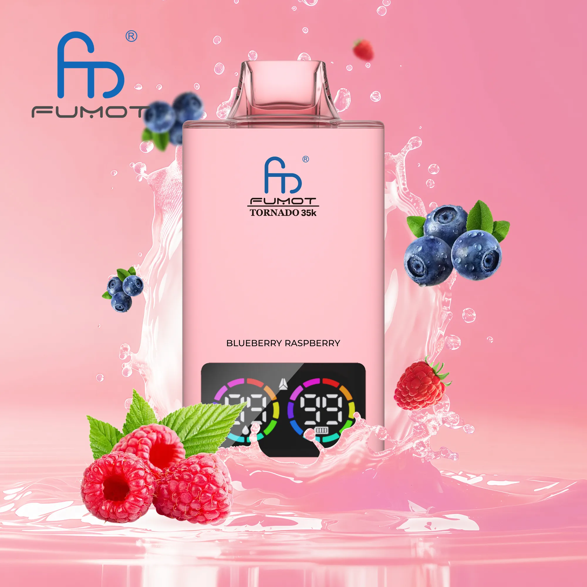 Fumot Tornado 35K Blueberry Raspberry