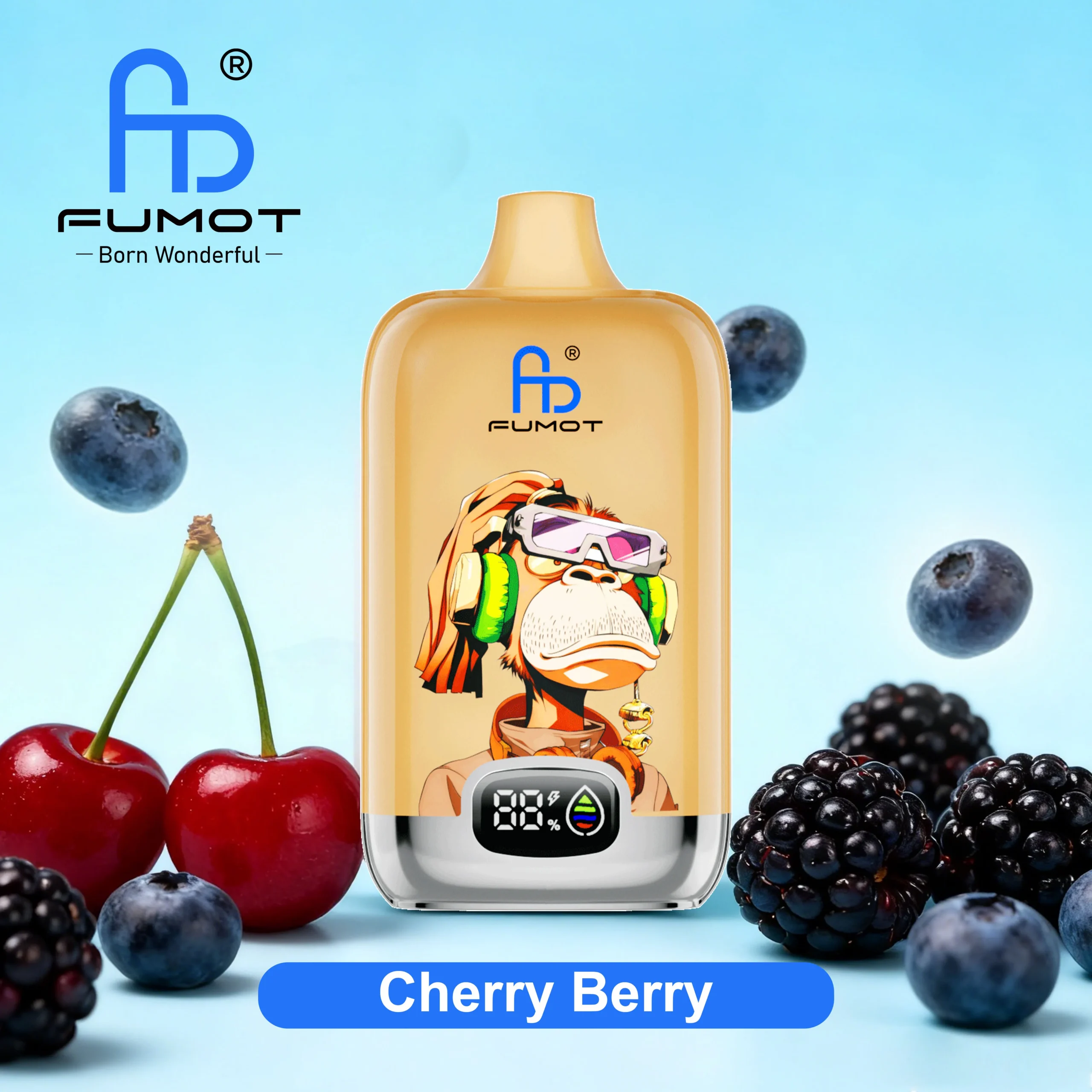 Fumot Digital Box 12000 Cherry Berry 0mg