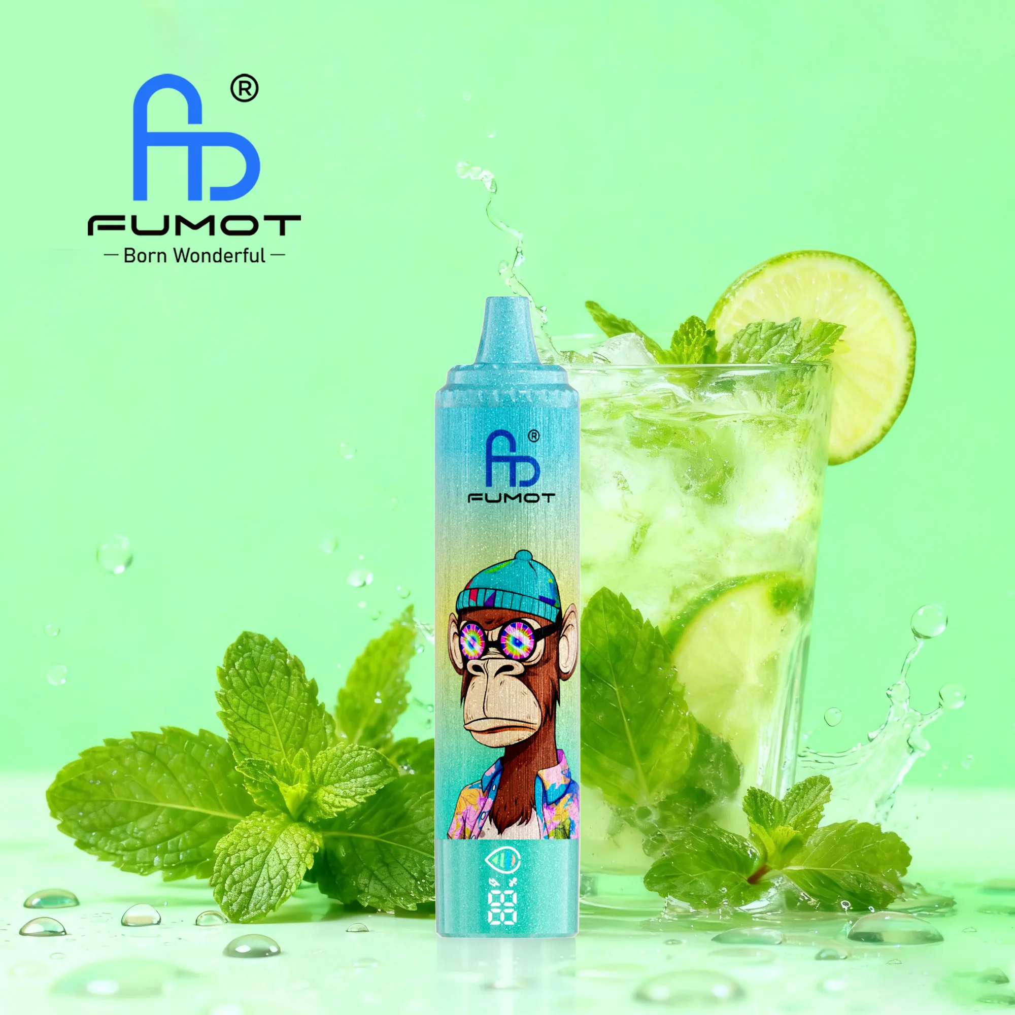 Fumot Tornado 15000 Fresh Menthol Mojito 0mg