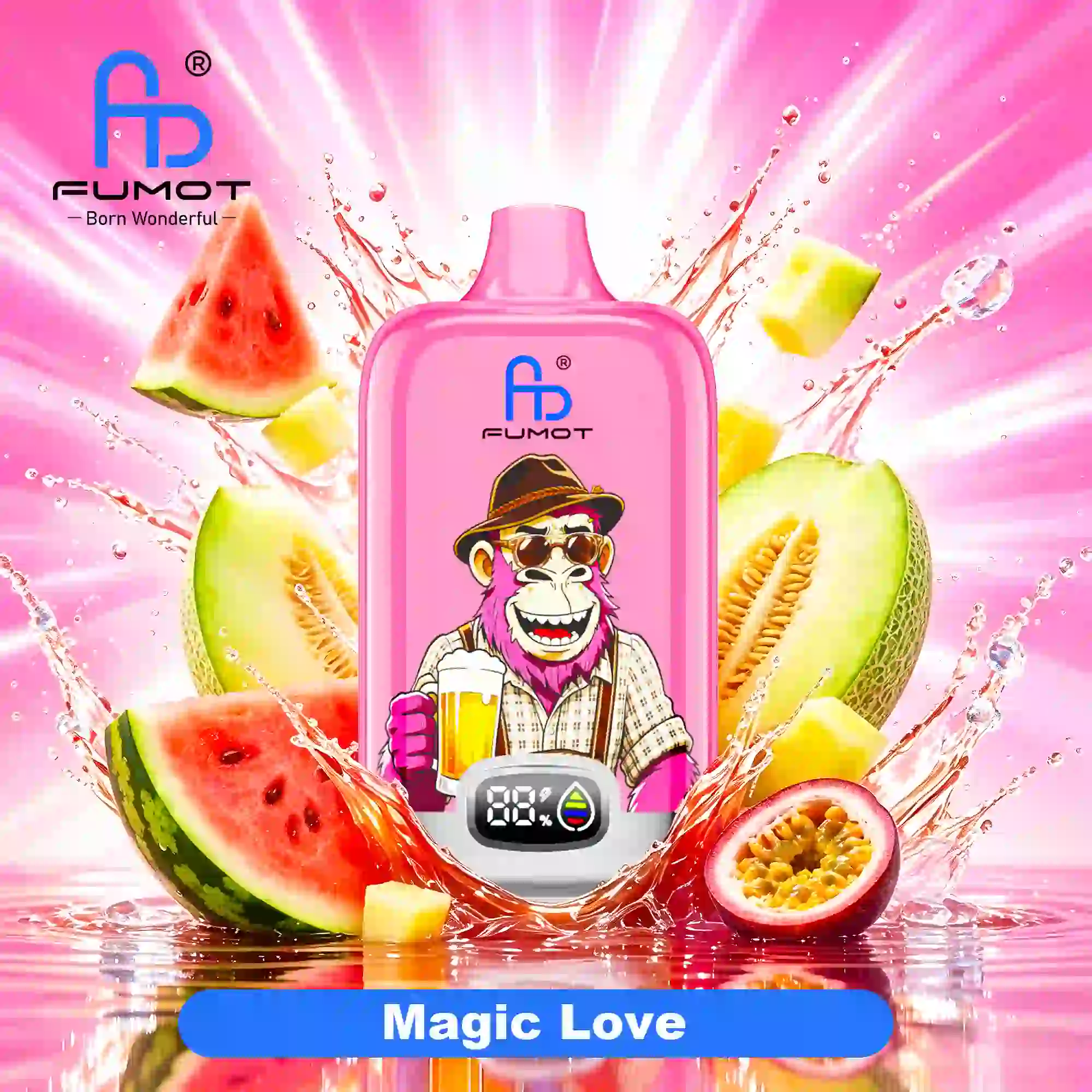 Fumot Digital Box 12000 Love 66 (Magic Love) 20mg