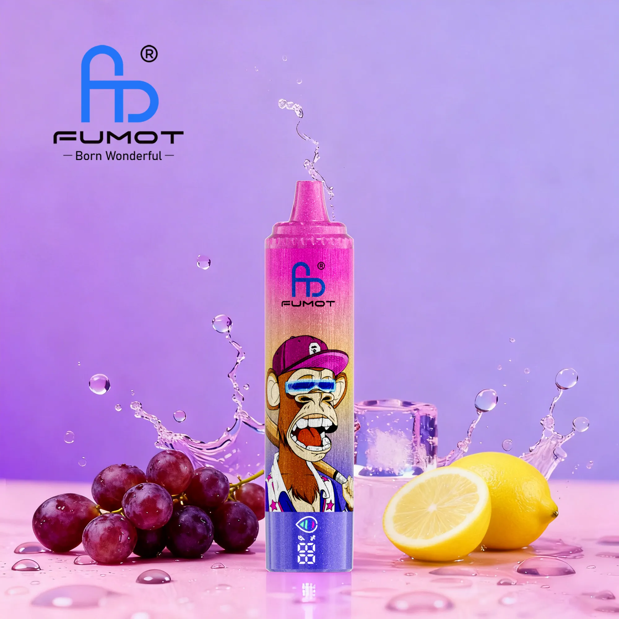 Fumot Tornado 15000 Grape Lemon 0mg