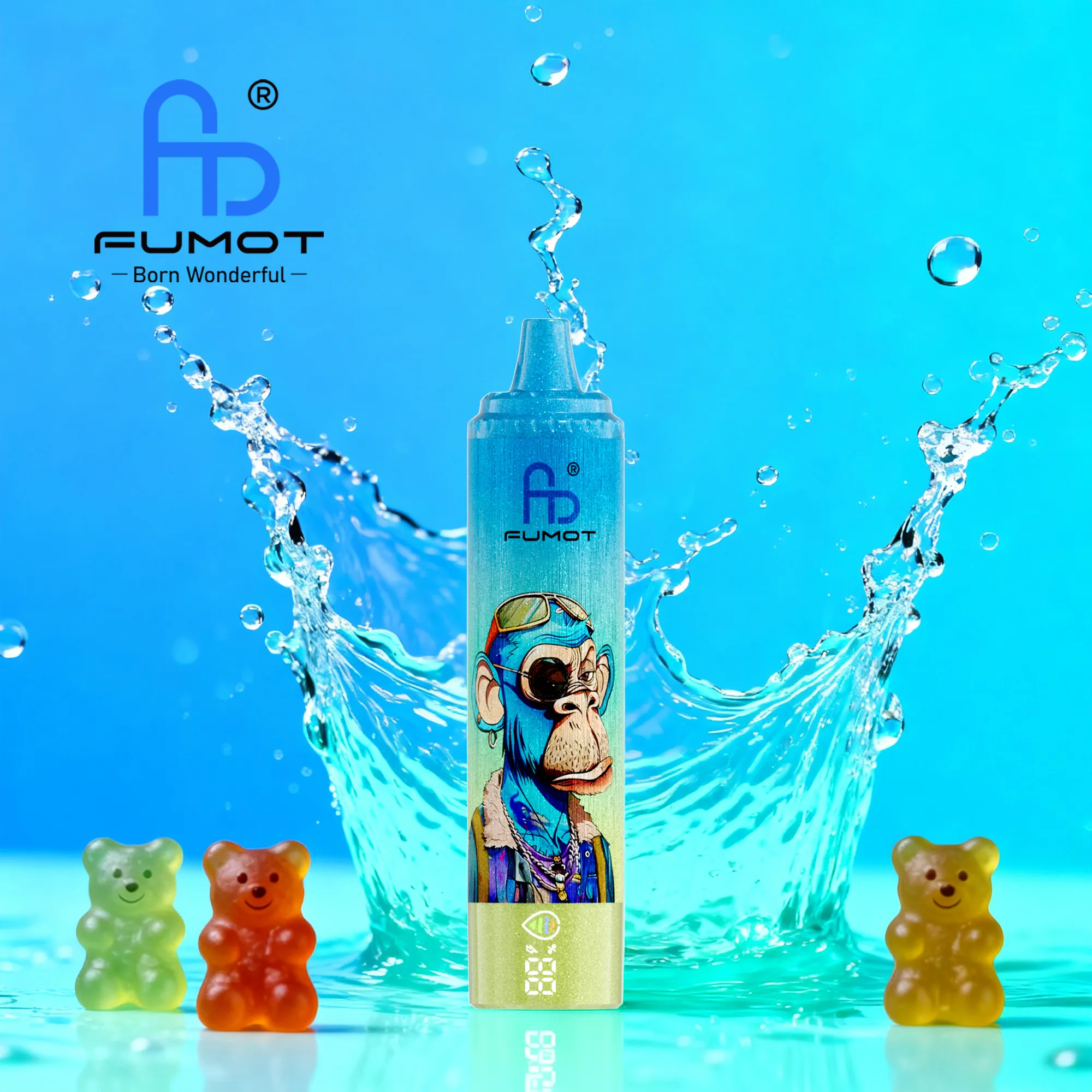 Fumot Tornado 15000 Gummy Bear 0mg