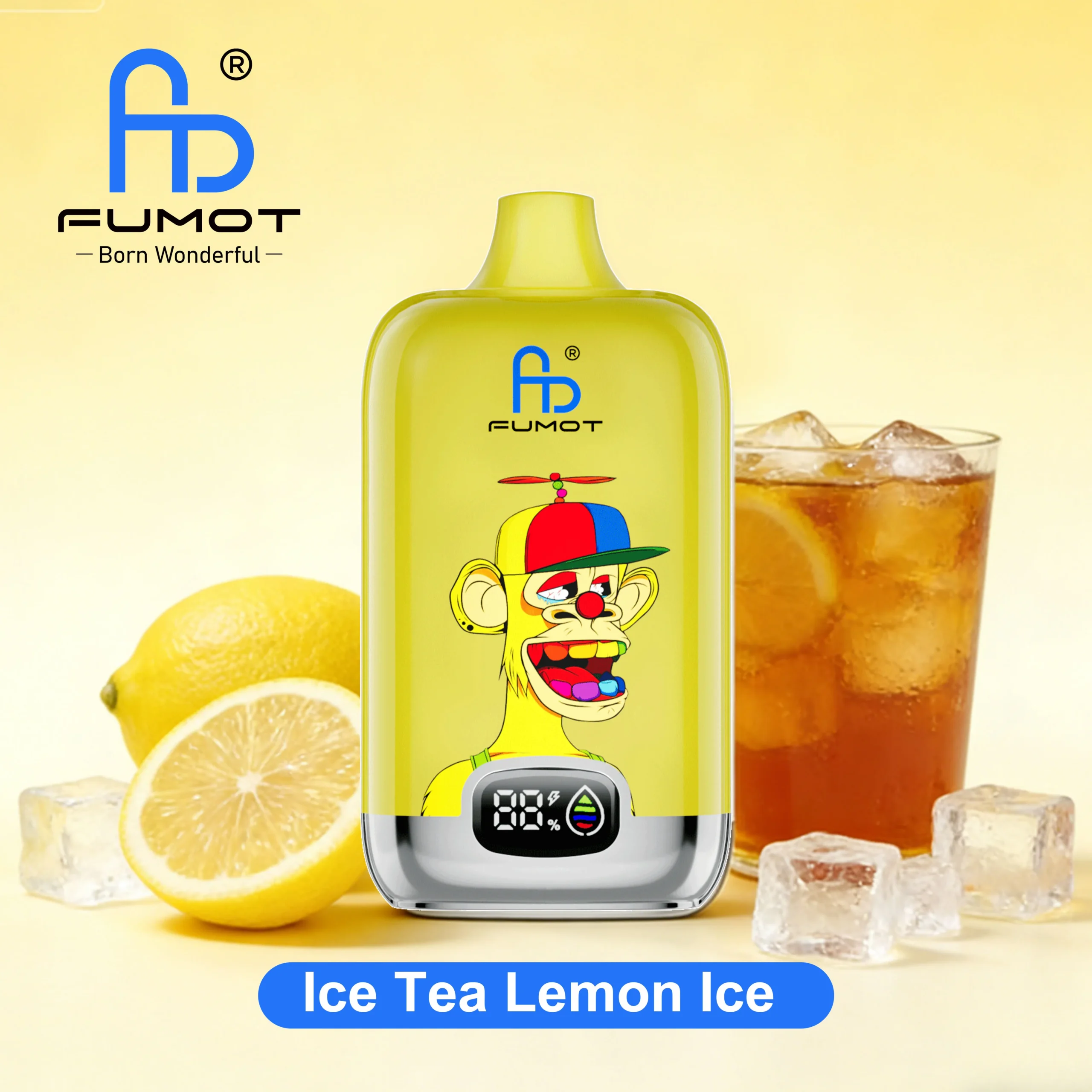 Fumot Digital Box 12000 Ice Tea Lemon Ice 0mg