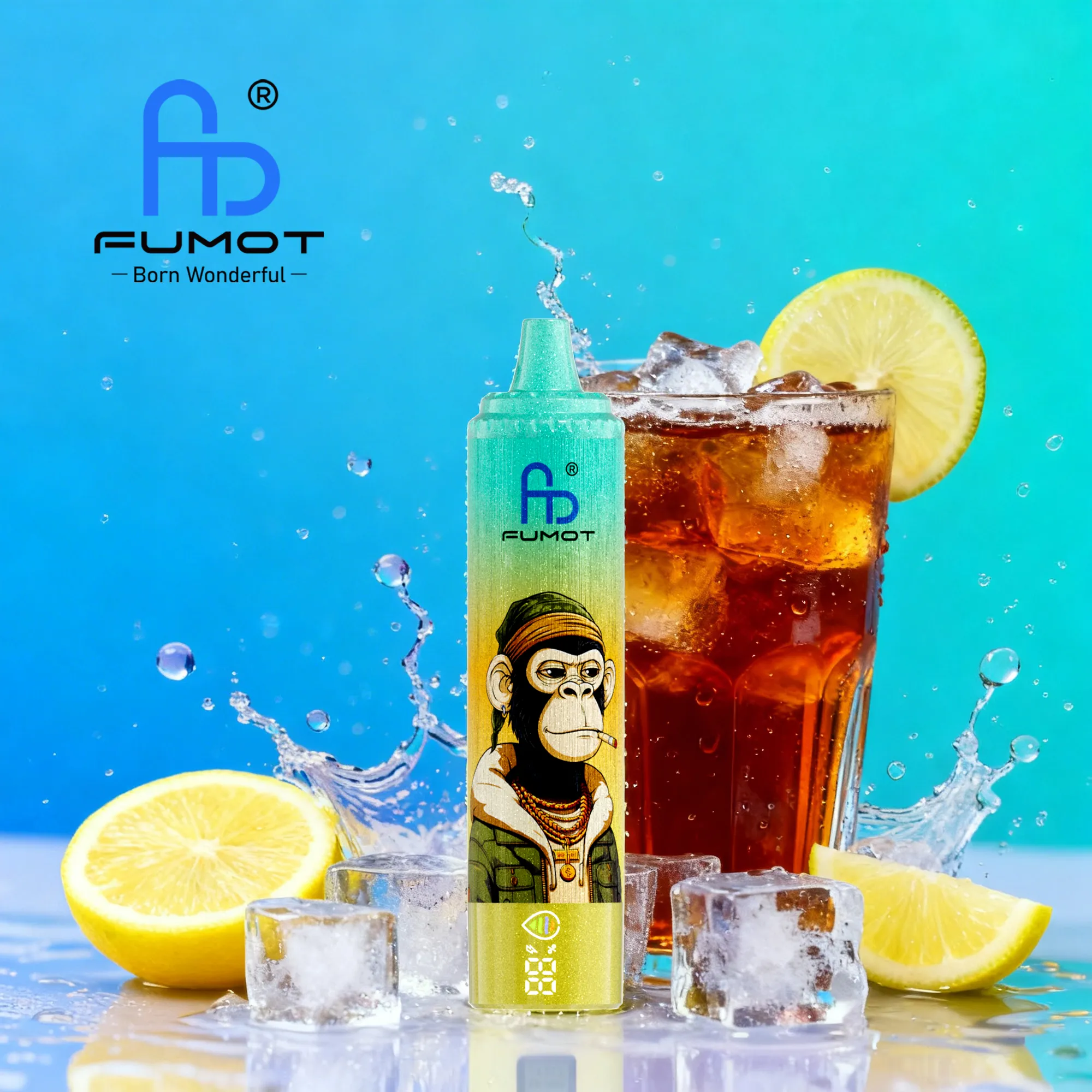 Fumot Tornado 15000 lce Tea Lemon lce 0mg