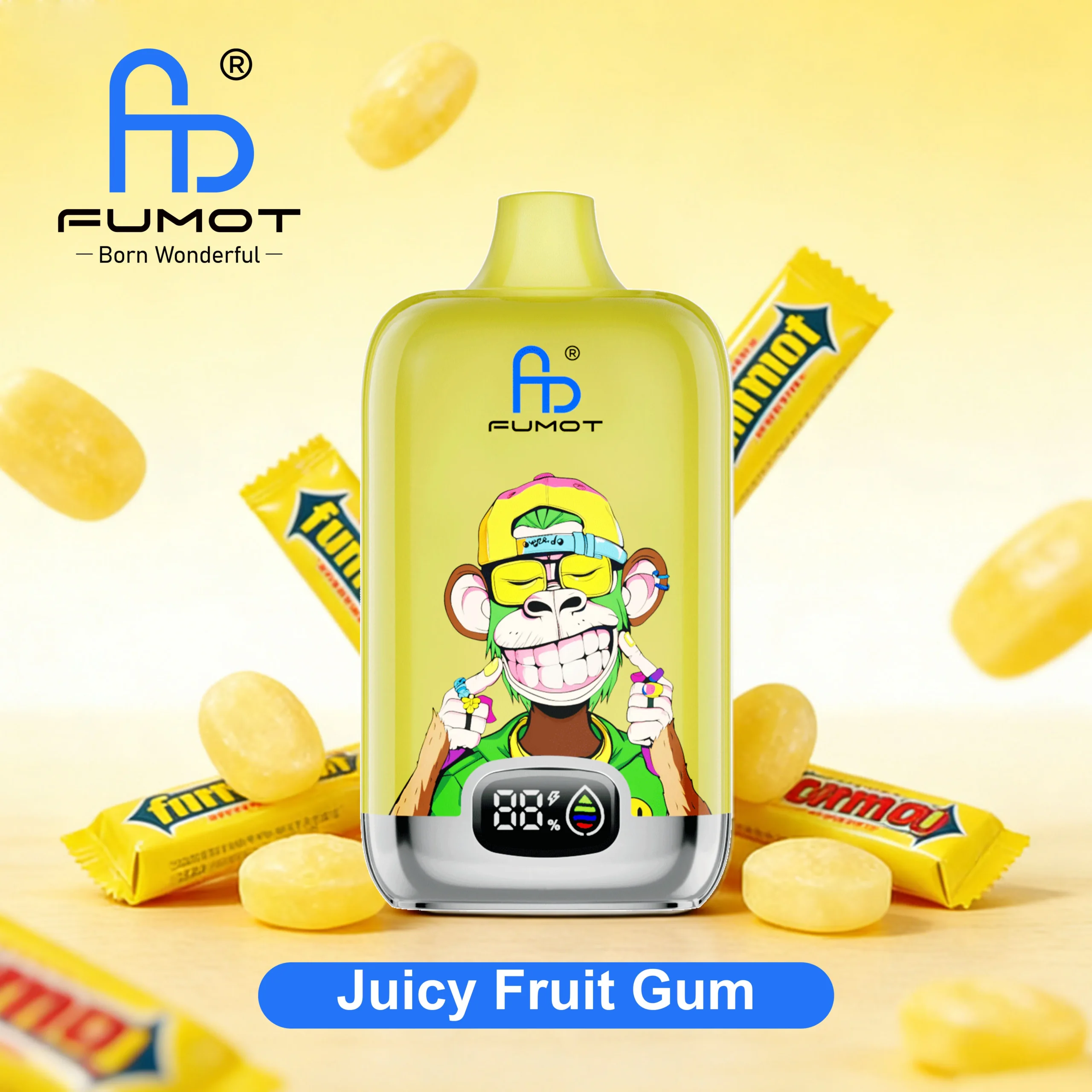 Fumot Digital Box 12000 Juicy Fruit Gum 20mg