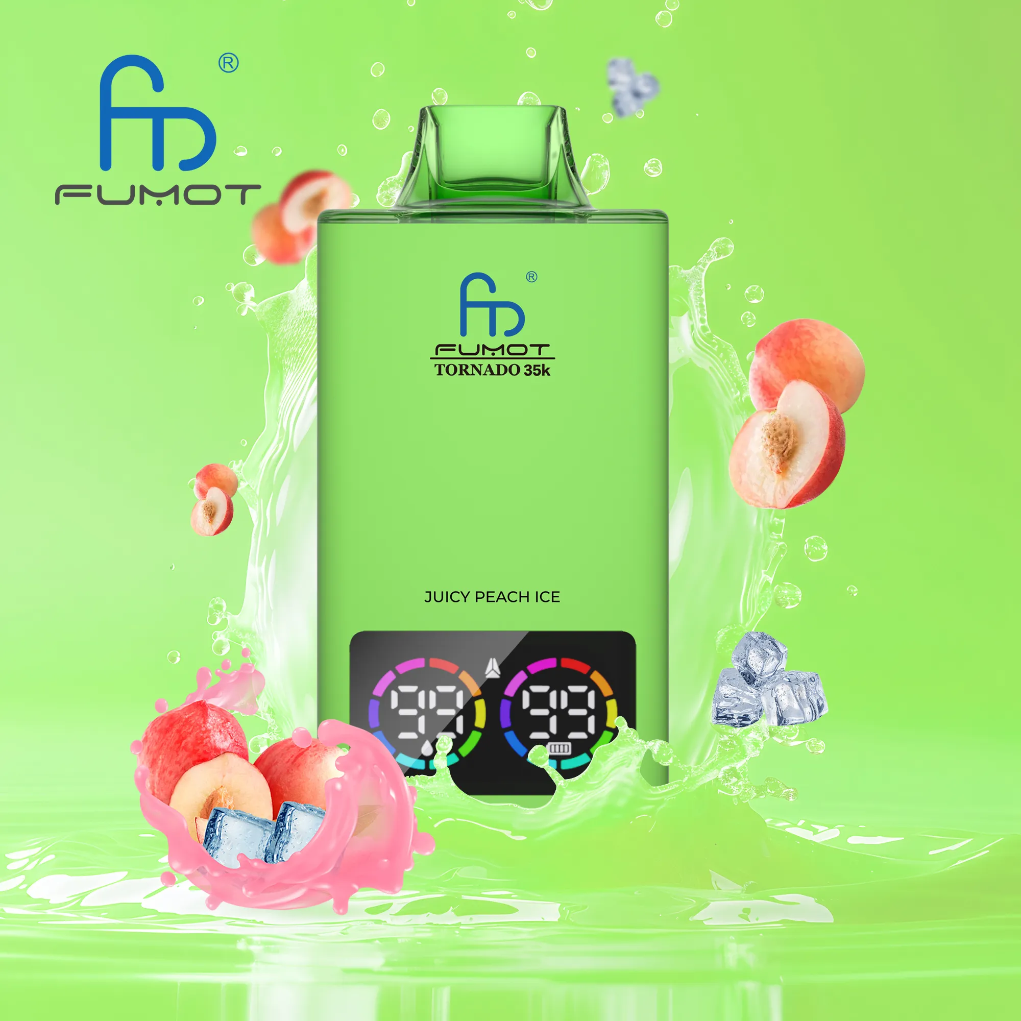 Fumot Tornado 35K Juicy Peach Ice