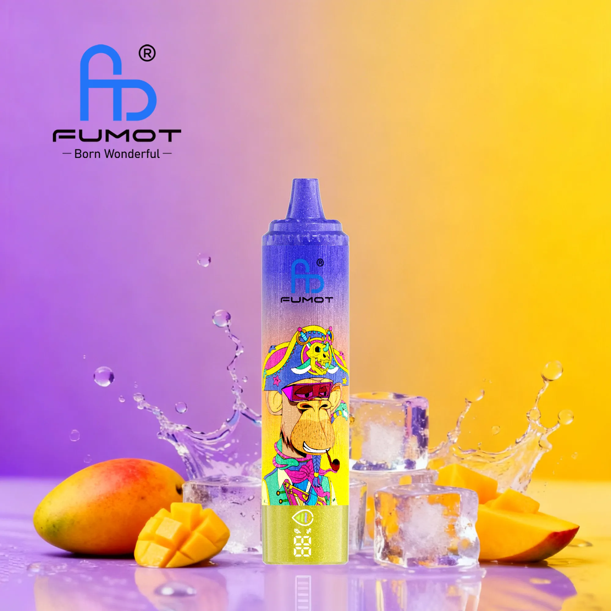 Fumot Tornado 15000 Mango On Ice 0mg