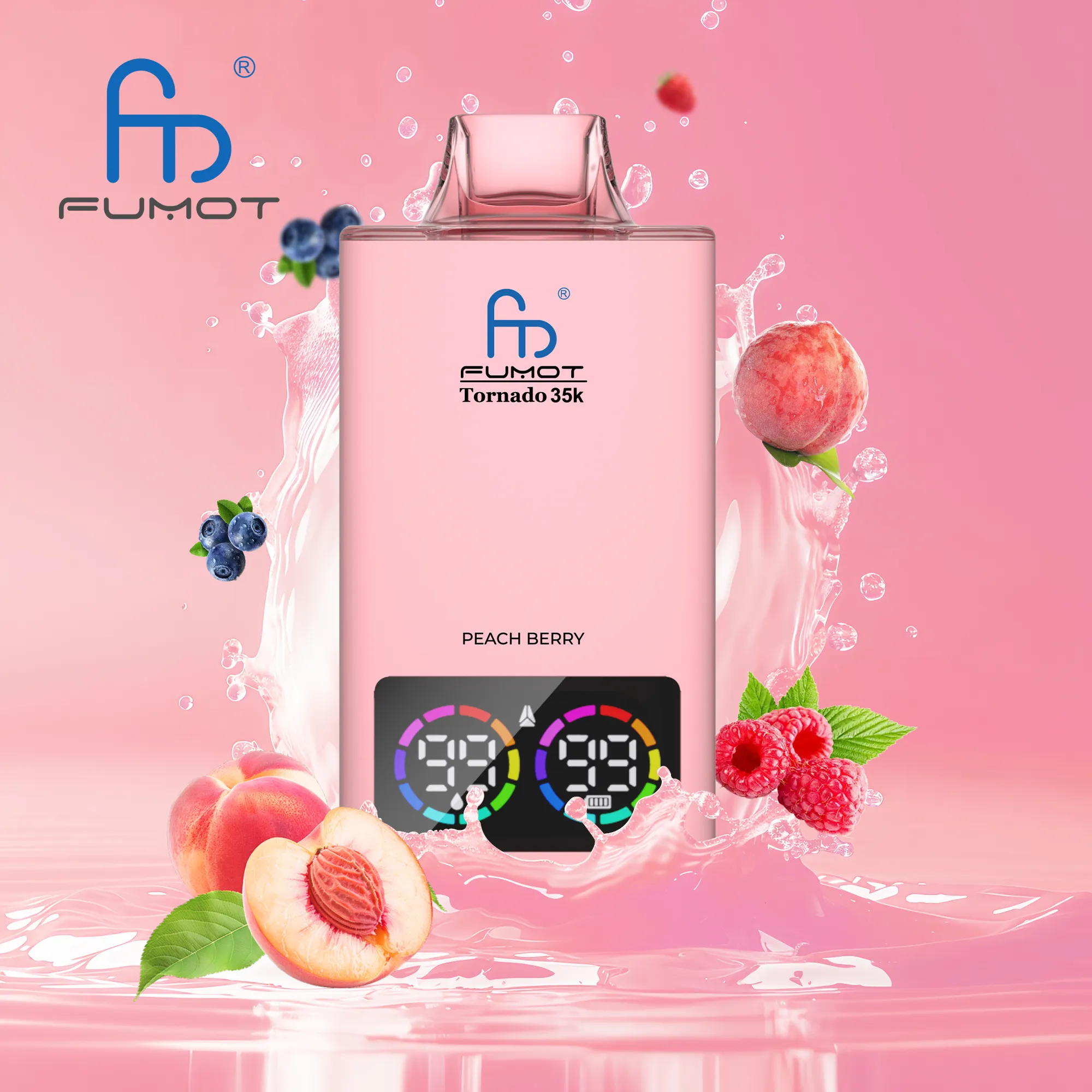 Fumot Tornado 35K Peach Berry