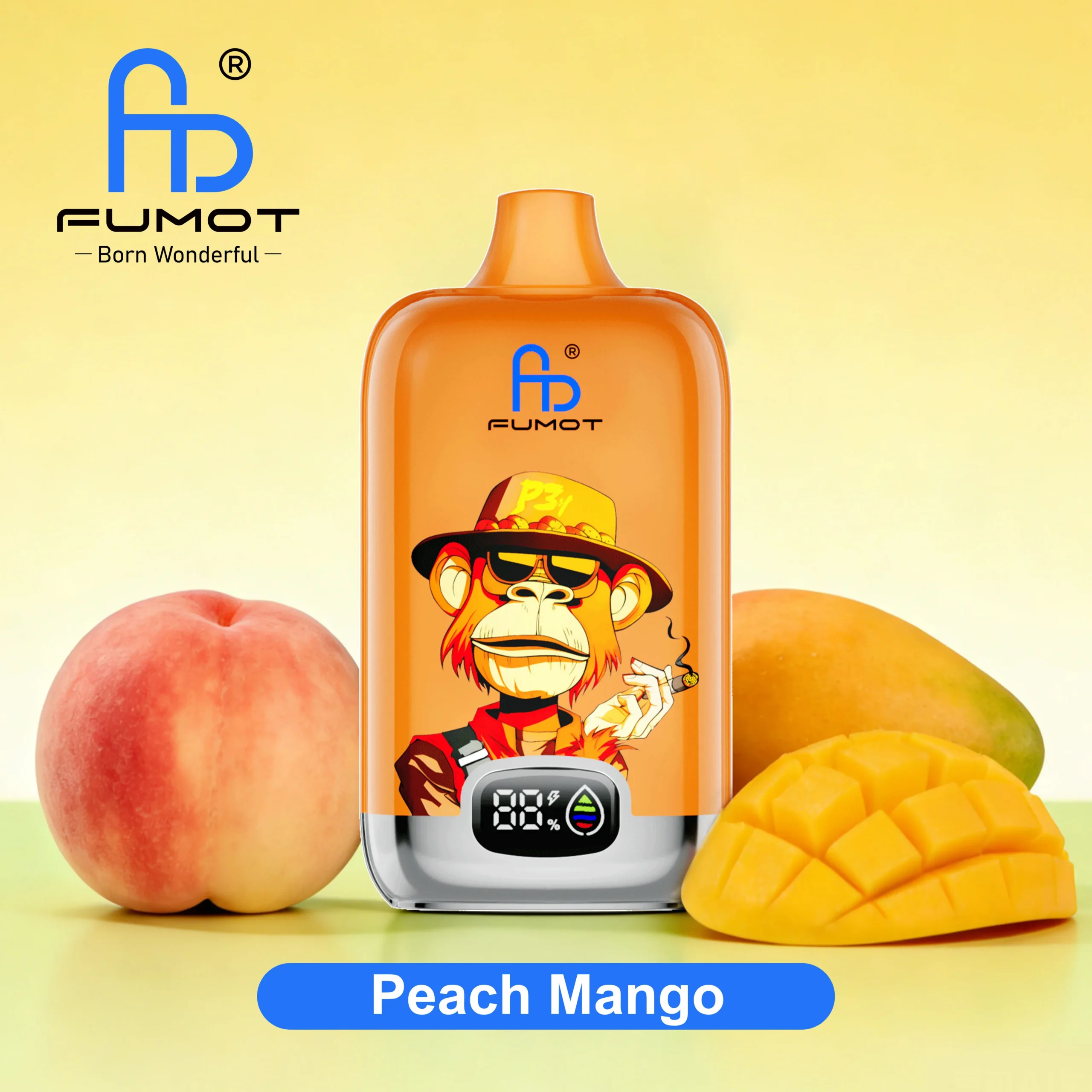 Fumot Digital Box 12000 Peach Mango 20mg