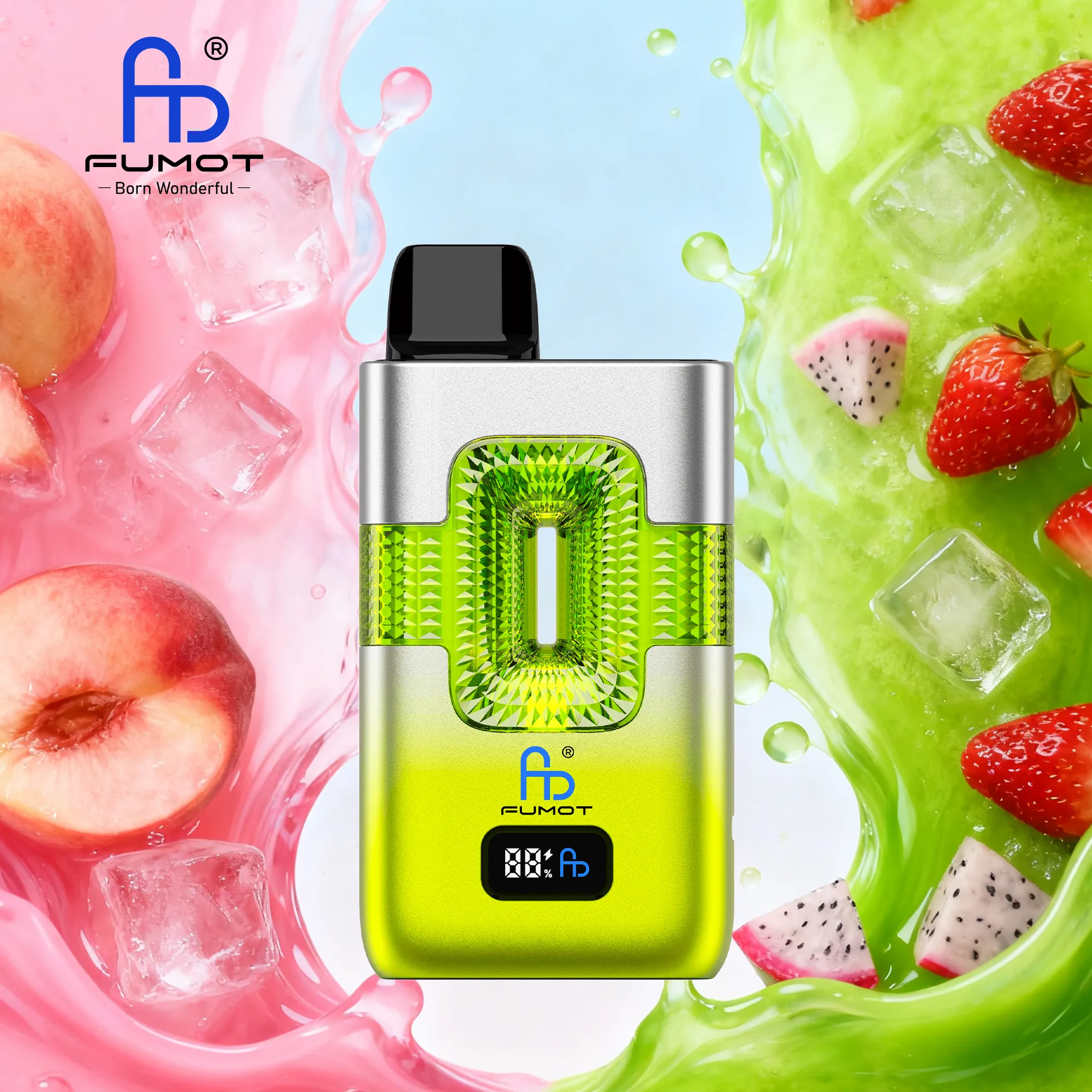 Fumot ECO 2in1 50K Peach Ice & White Mamba