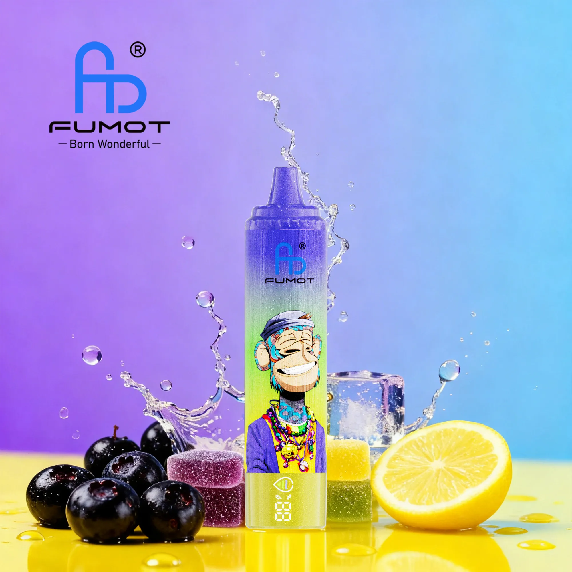 Fumot Tornado 15000 Ribena Gummy Lemon 0mg