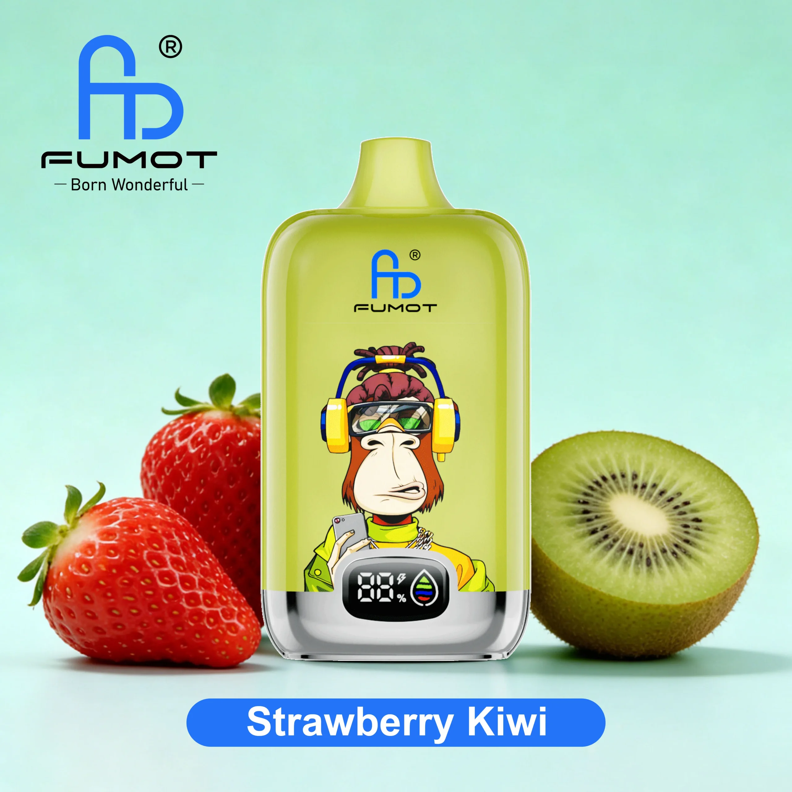 Fumot Digital Box 12000 Strawberry Kiwi nikotinfrei