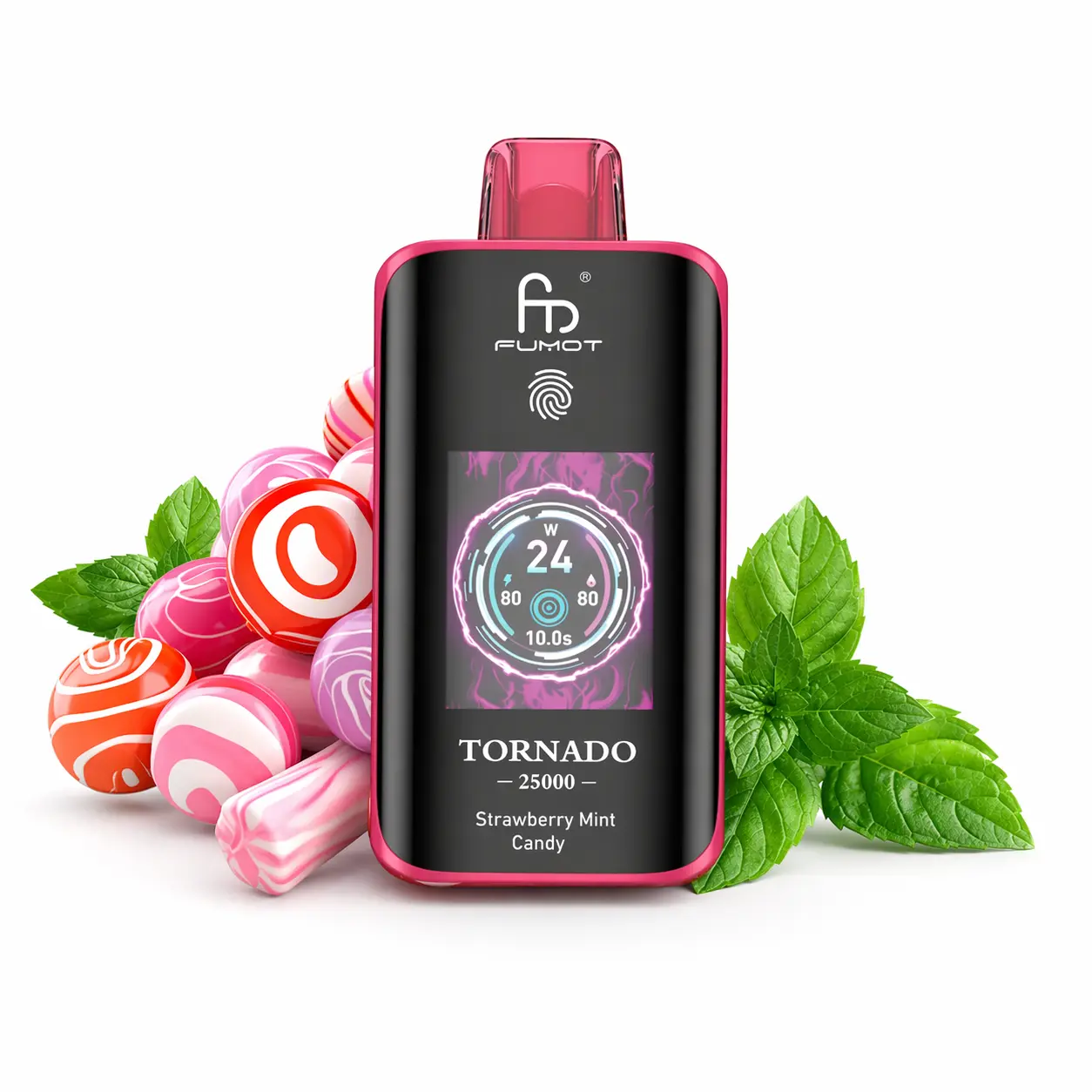 Fumot Tornado 25000 Strawberry Mint Candy