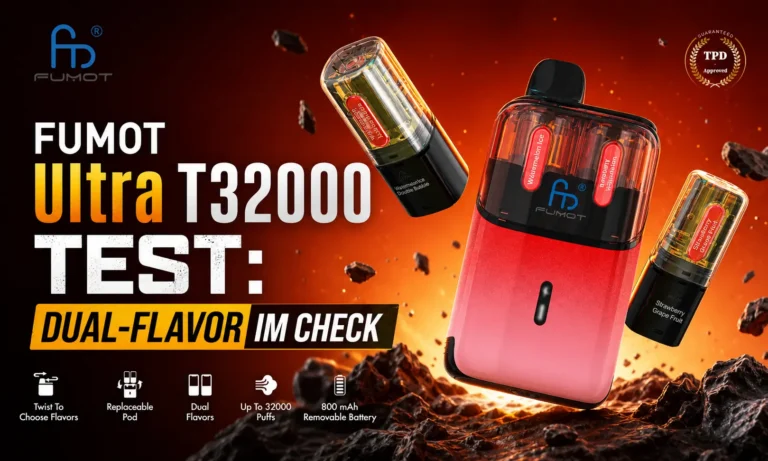 Fumot Ultra T32000 Test: Dual-Flavor im Check