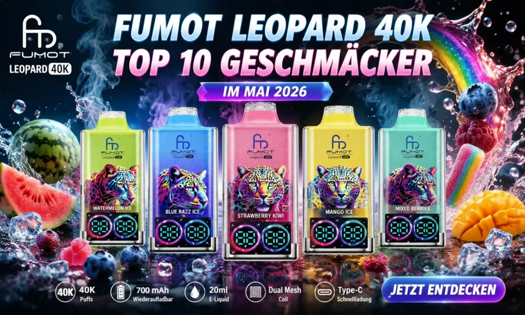 Fumot Leopard 40K – TOP Geschmäcker im Mai 2026