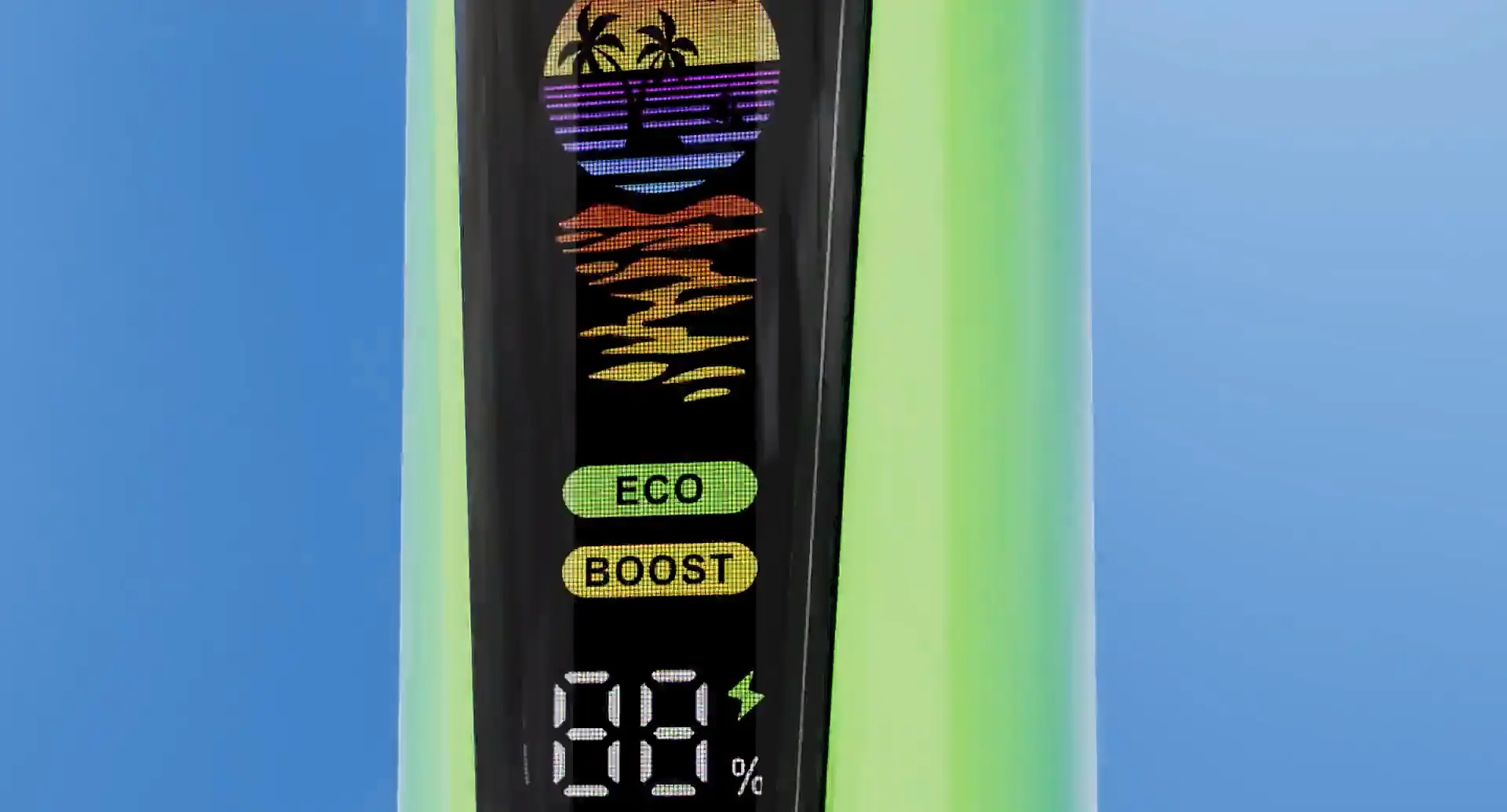 Fumot Altera 14K ECO BOOST Modi auf LED-Display