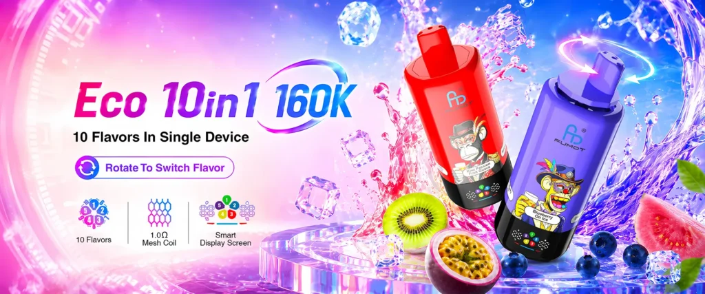 Fumot Eco 10in1 160K Test: 10 Geschmäcker, 160.000 Züge