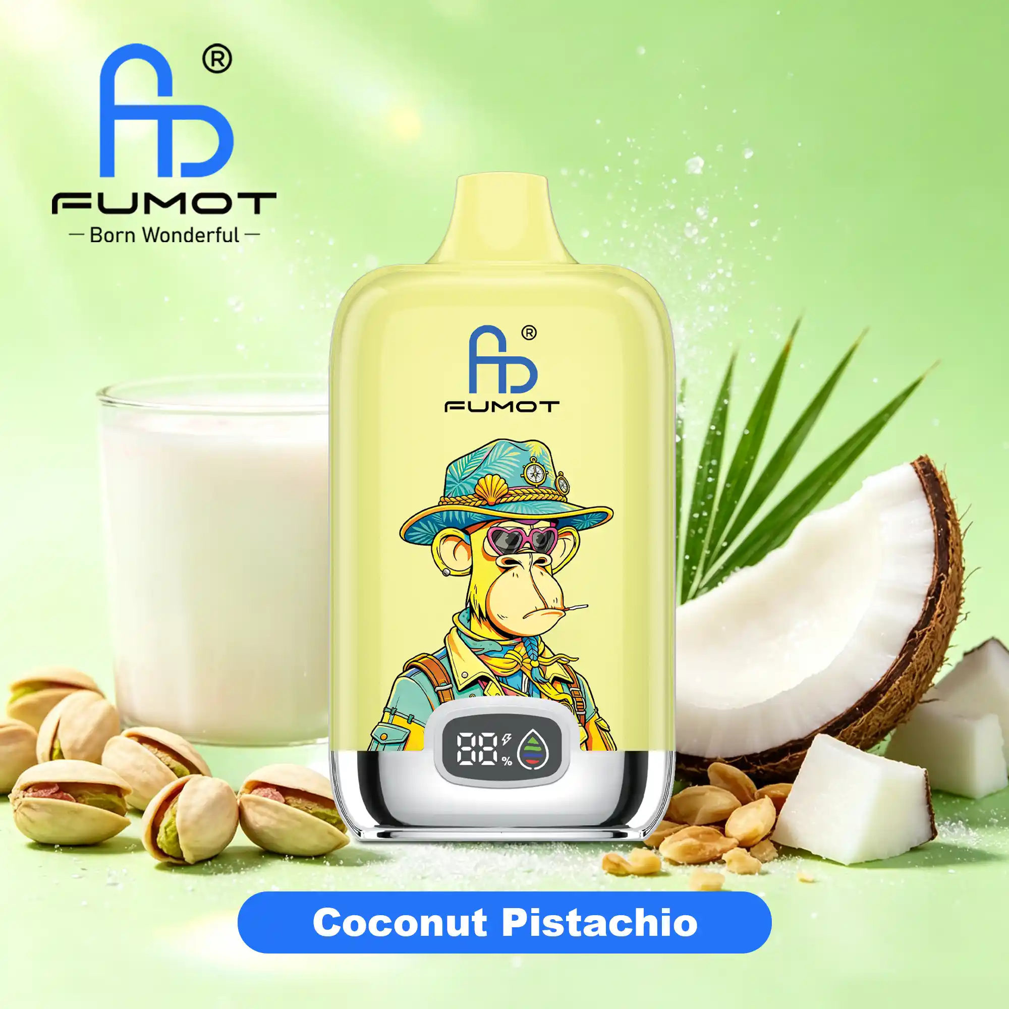 Fumot Digital Box 12000 Coconut Pistachio 0mg