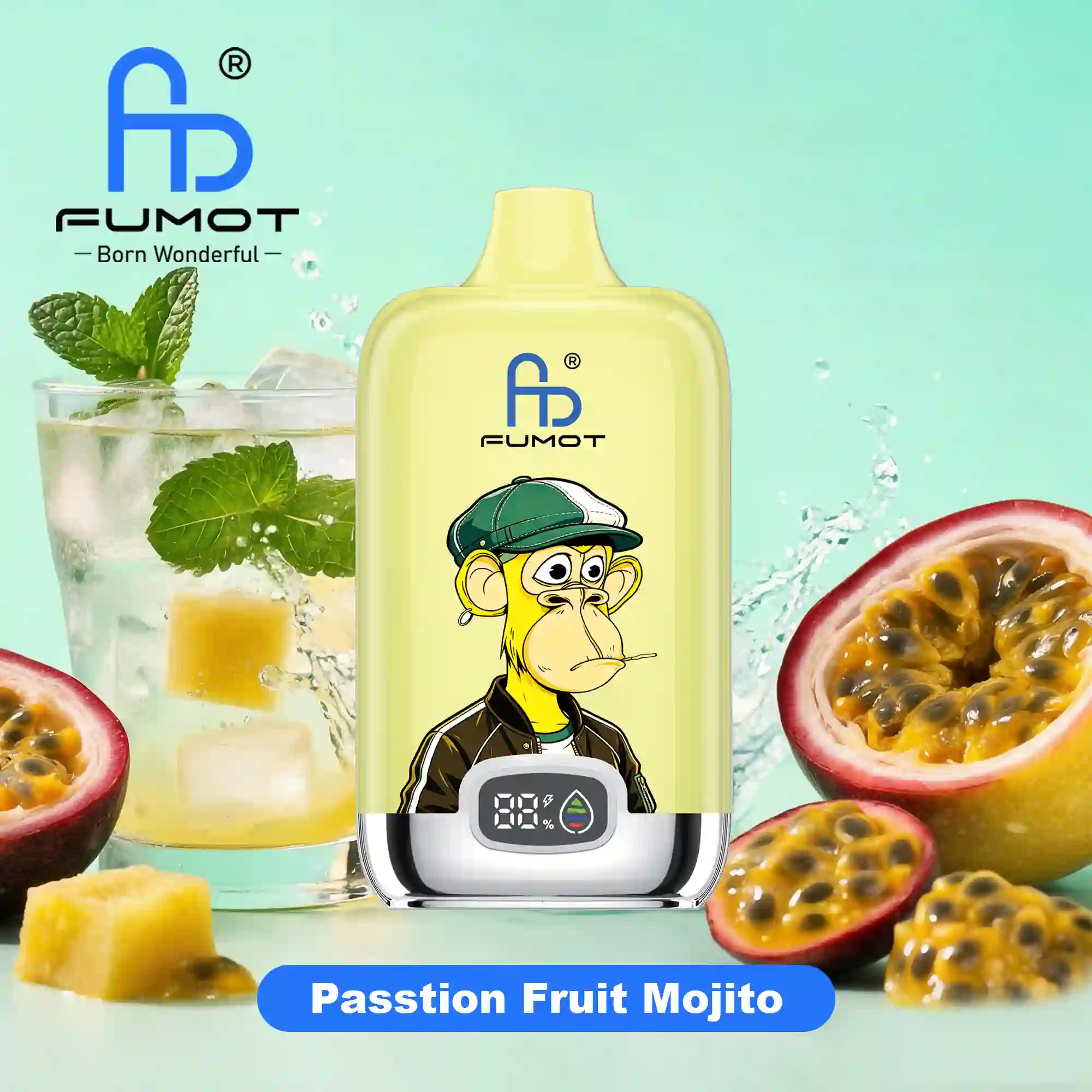 Fumot Digital Box 12000 Passtion Fruit Mojito 0mg
