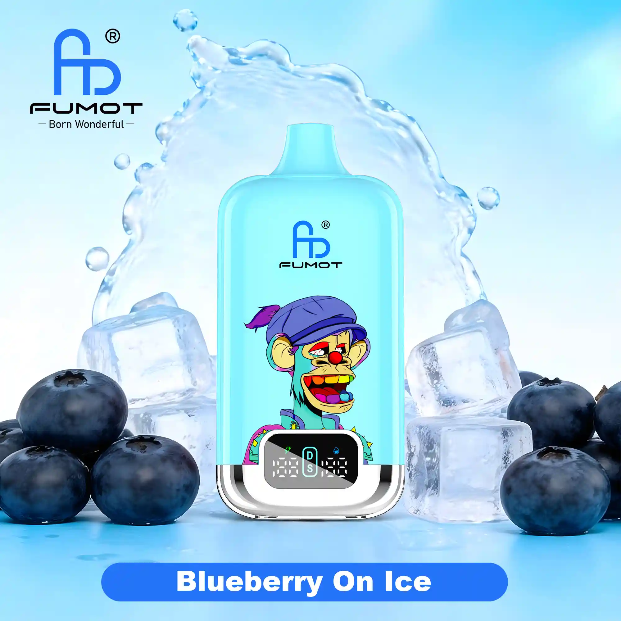 Fumot Digital Box 22000 Blueberry On Ice 20mg