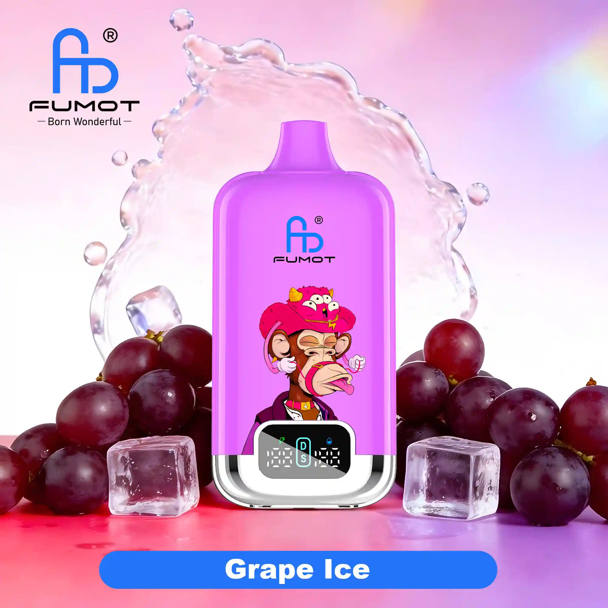 Fumot Digital Box 22000 Grape Ice 20mg