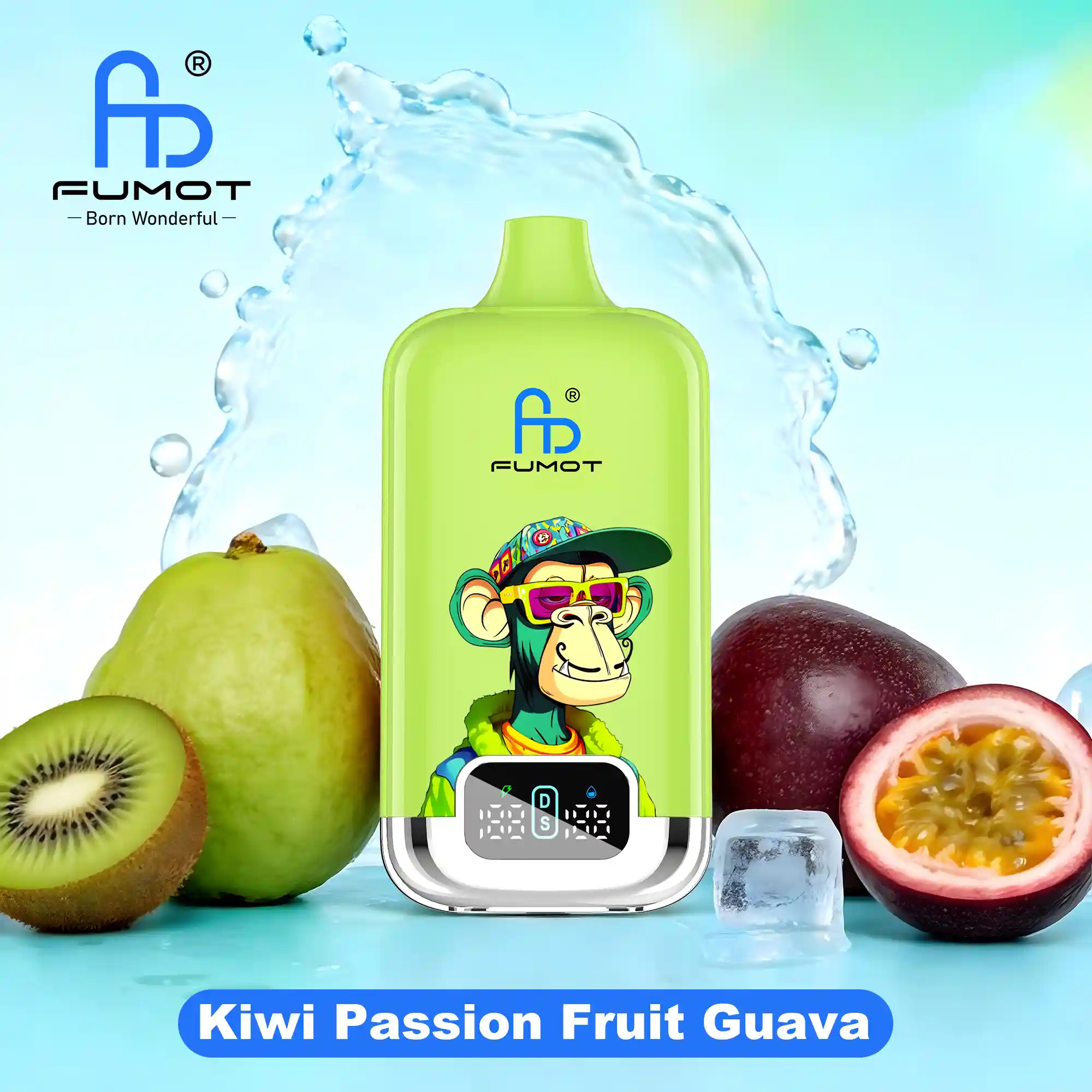 Fumot Digital Box 22000 Kiwi Passion Fruit Guava 20mg