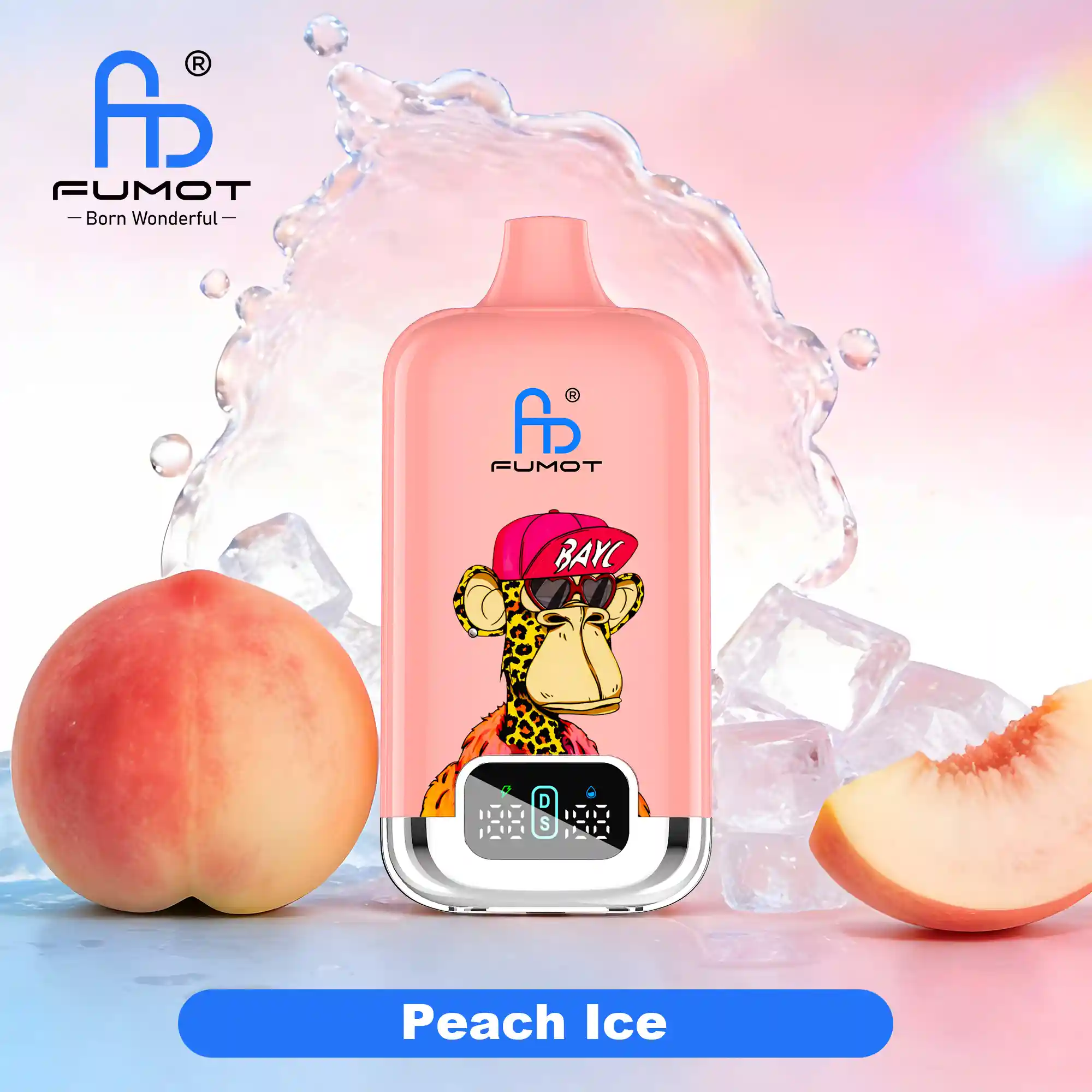 Fumot Digital Box 22000 Peach Ice 20mg